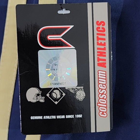 Pittsburgh Pitt Panthers Athletic Pants XL Collesium Blue Ankle Zippers 36x32 - Picture 14 of 16